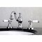 Kingston Brass KC7161BPL 8" Widespread Bathroom Faucet, Polished Chrome KC7161BPL - alternate 3